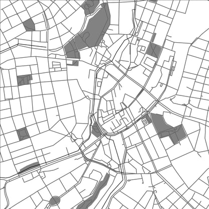 ROAD MAP OF CHEMNITZ, GERMANY BY MAPBAKES