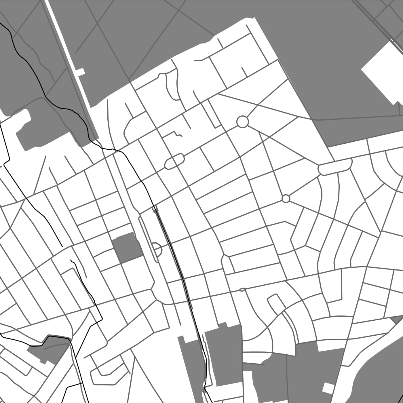 ROAD MAP OF EICHWALDE, GERMANY BY MAPBAKES