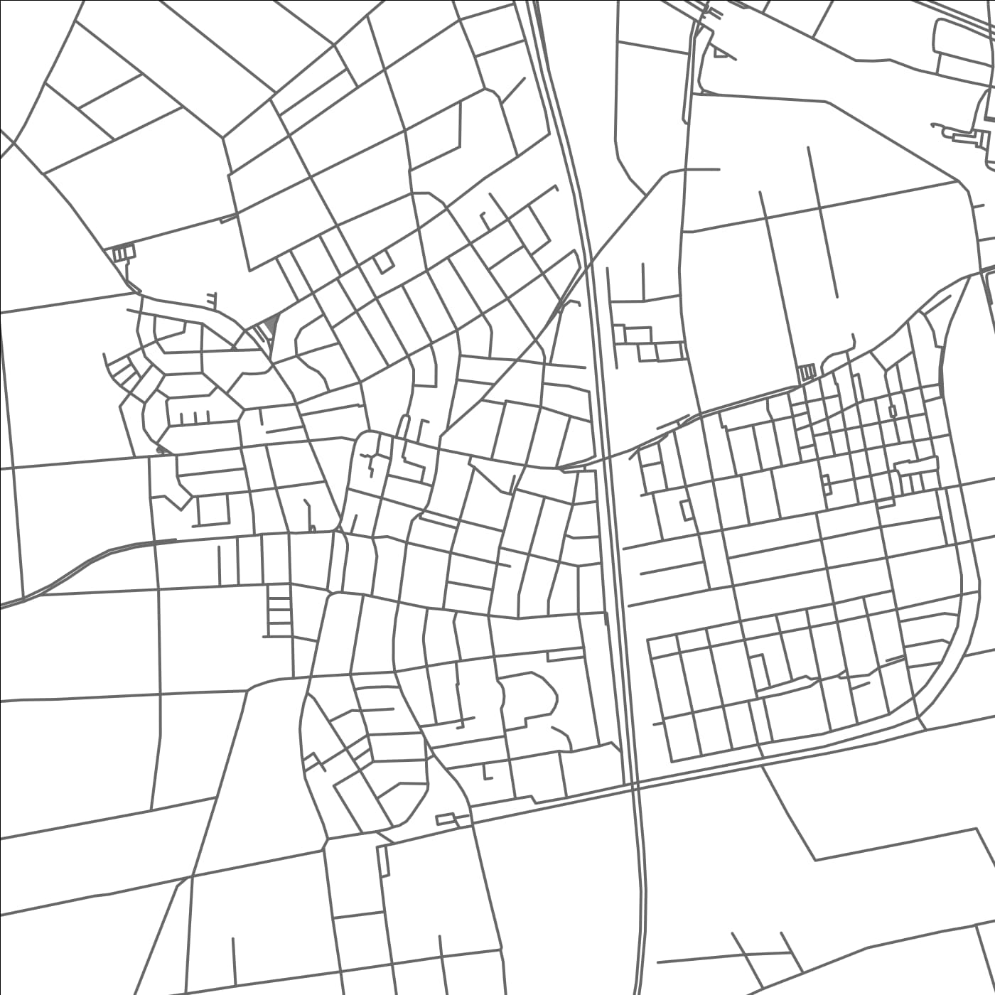 ROAD MAP OF EPPELHEIM, GERMANY BY MAPBAKES