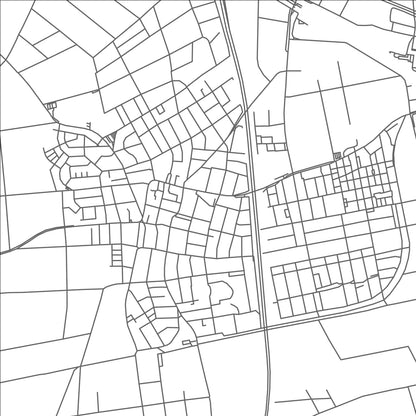 ROAD MAP OF EPPELHEIM, GERMANY BY MAPBAKES