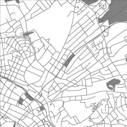 ROAD MAP OF HAGEN, GERMANY BY MAPBAKES