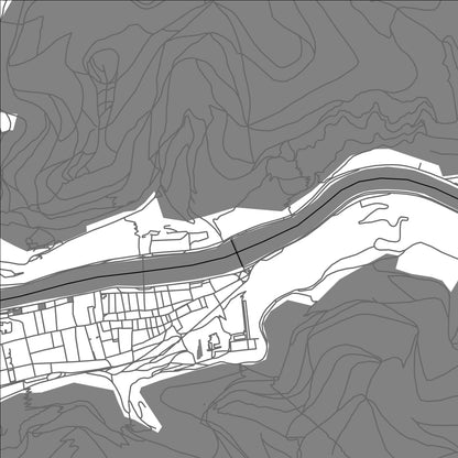 ROAD MAP OF HEIDELBERG, GERMANY BY MAPBAKES