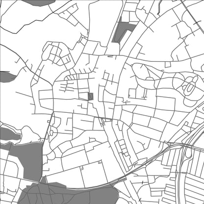 ROAD MAP OF KRONSHAGEN, GERMANY BY MAPBAKES