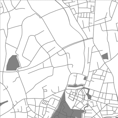 ROAD MAP OF MOERS, GERMANY BY MAPBAKES