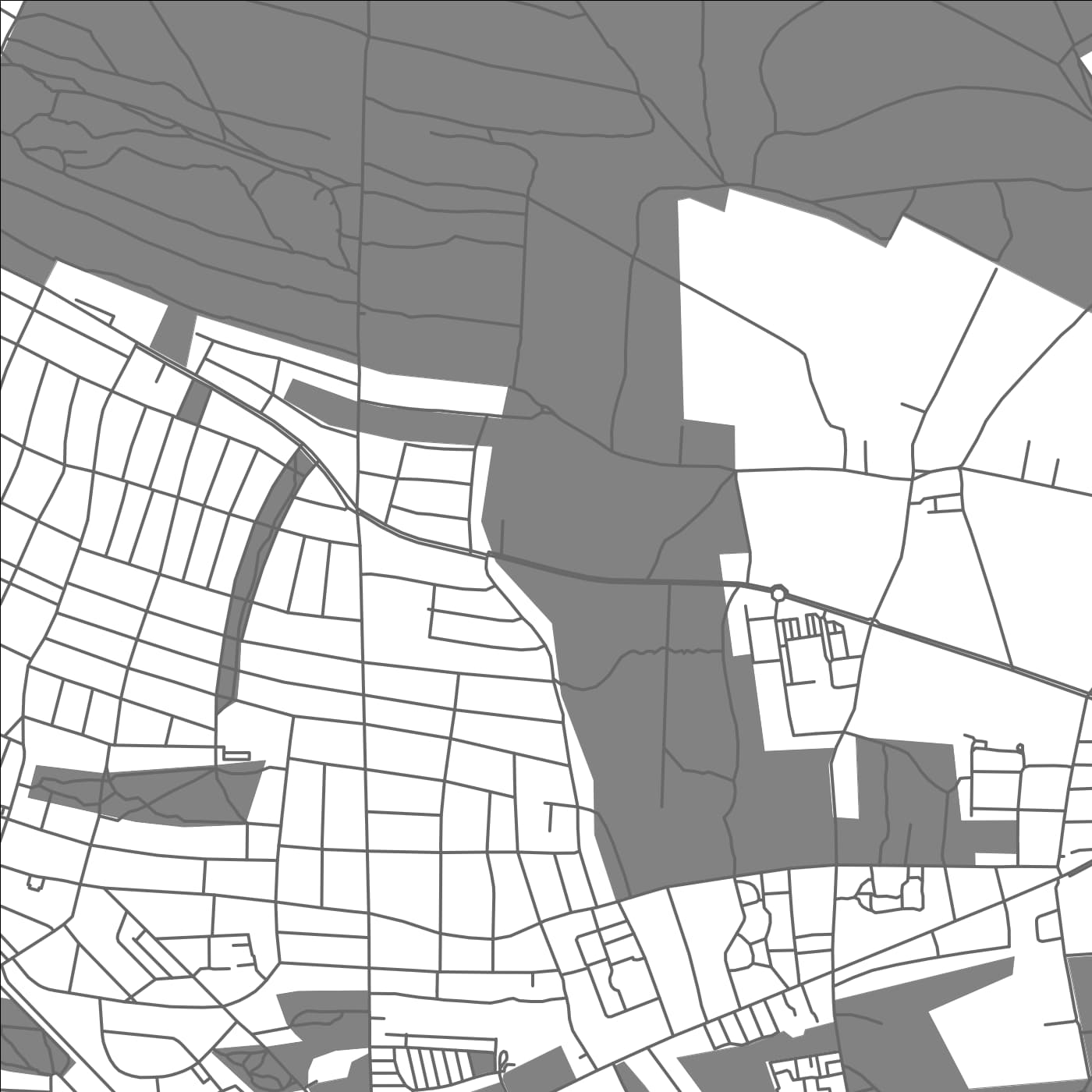 ROAD MAP OF NEUBIBERG, GERMANY BY MAPBAKES