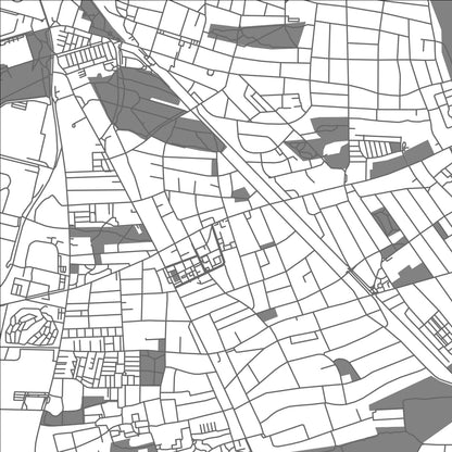 ROAD MAP OF OTTOBRUNN, GERMANY BY MAPBAKES