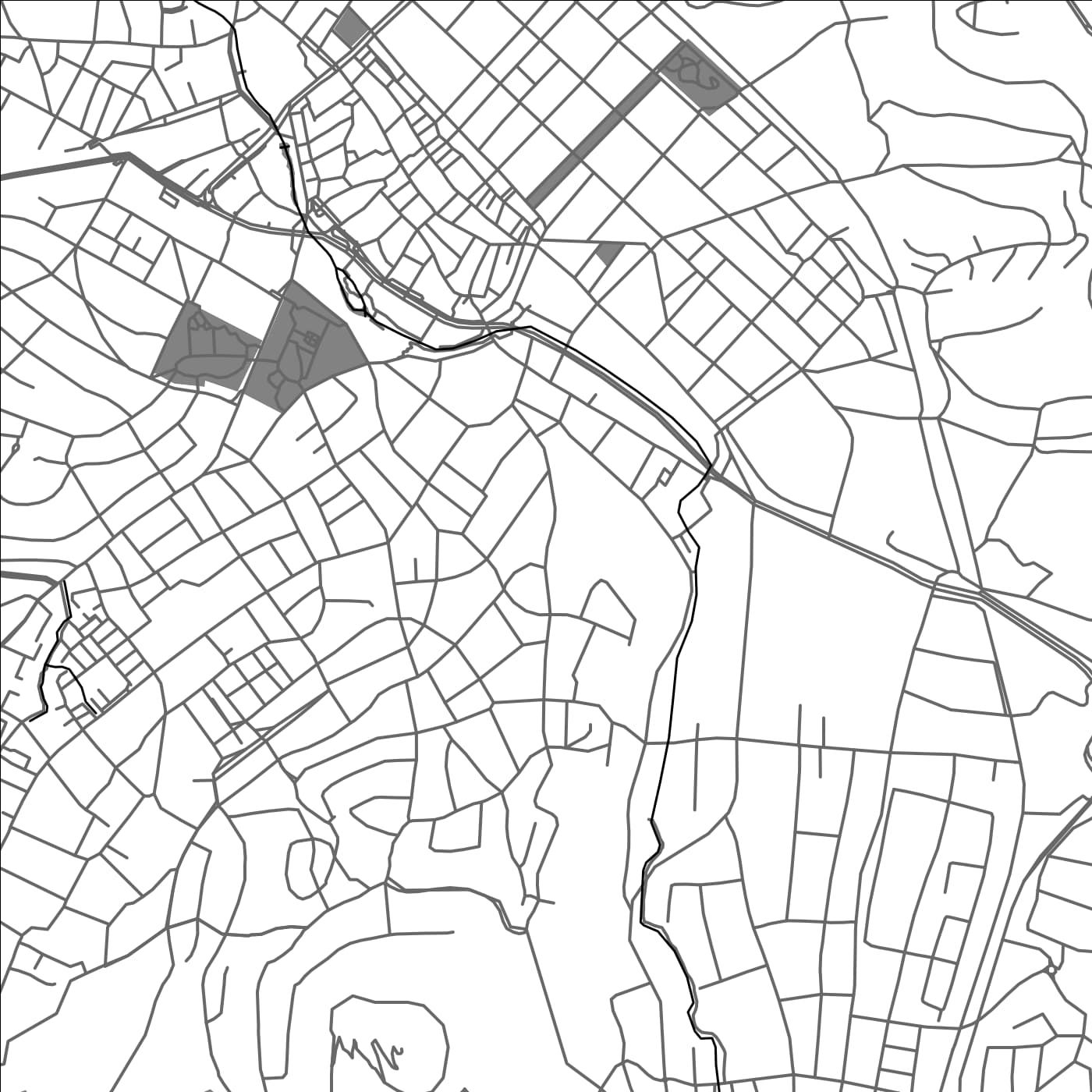 ROAD MAP OF REUTLINGEN, GERMANY BY MAPBAKES