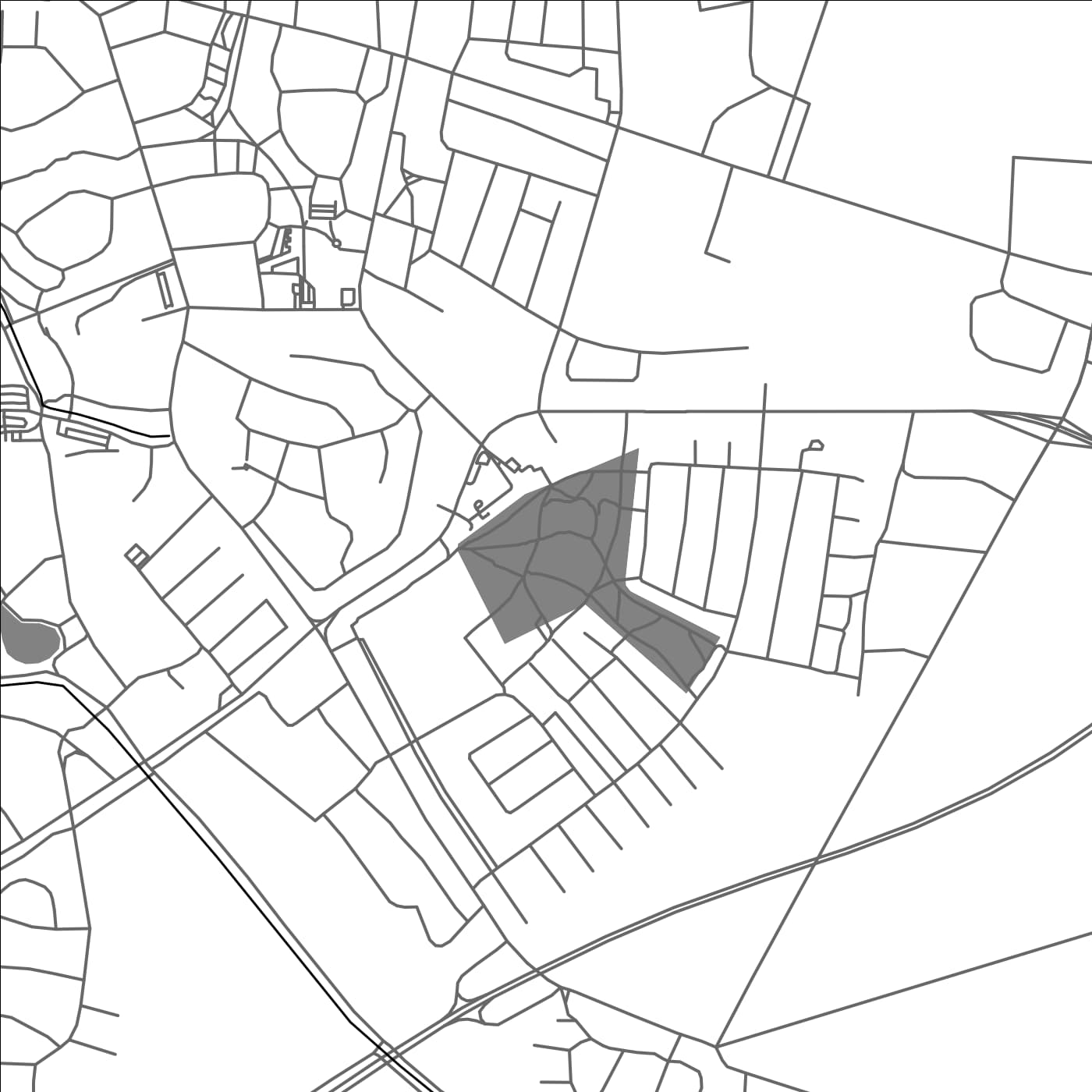 ROAD MAP OF SALZGITTER, GERMANY BY MAPBAKES