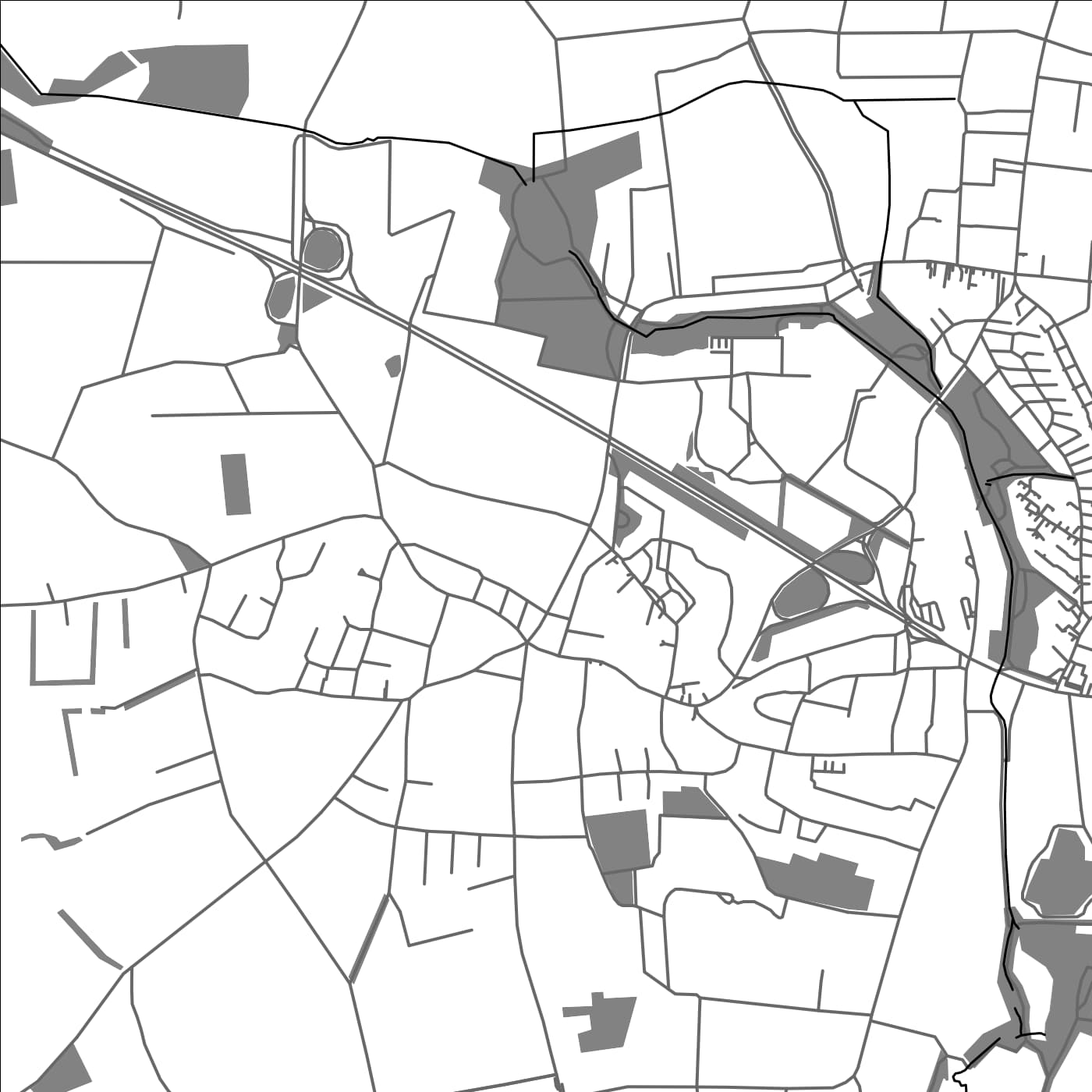 ROAD MAP OF SCHENEFELD, GERMANY BY MAPBAKES