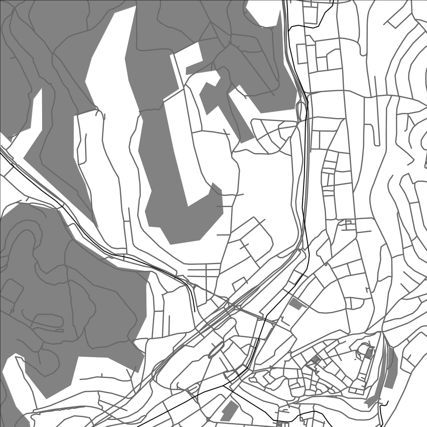 ROAD MAP OF SIEGEN, GERMANY BY MAPBAKES