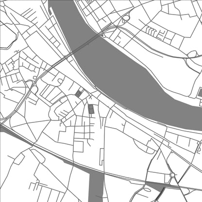 ROAD MAP OF WEISSENTHURM, GERMANY BY MAPBAKES