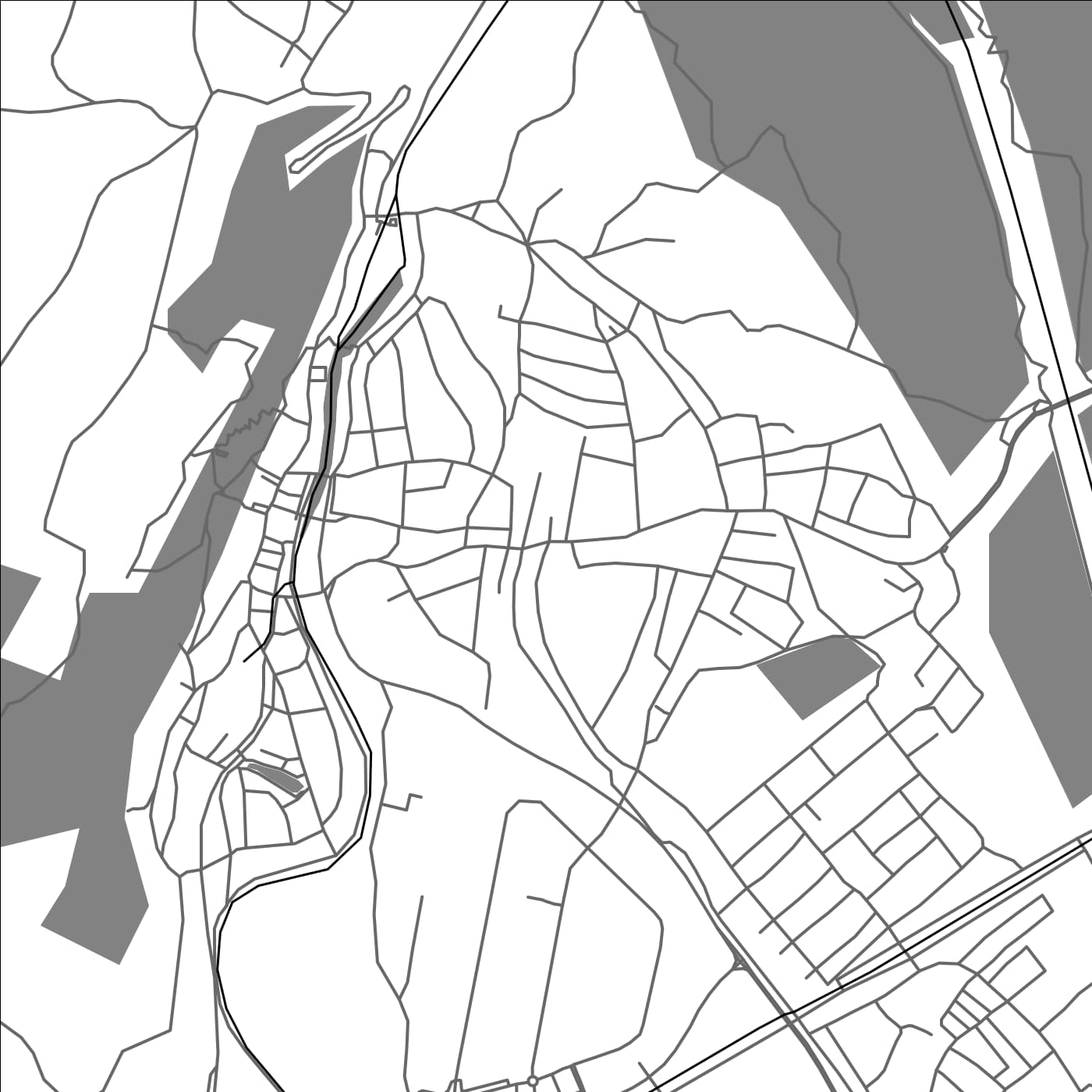 ROAD MAP OF WOLFRATSHAUSEN, GERMANY BY MAPBAKES