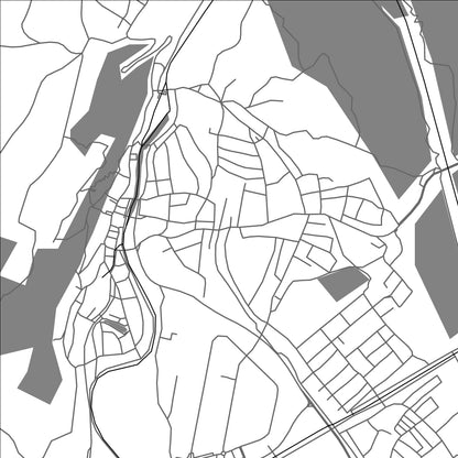 ROAD MAP OF WOLFRATSHAUSEN, GERMANY BY MAPBAKES