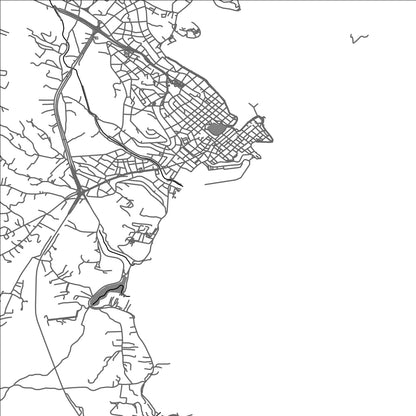 ROAD MAP OF ÁGIOS NIKÓLAOS, GREECE BY MAPAKES