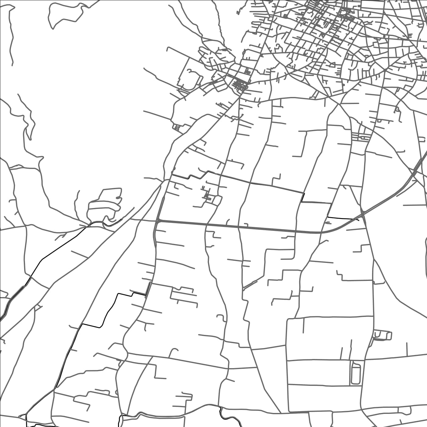 ROAD MAP OF ÁRGOS, GREECE BY MAPAKES