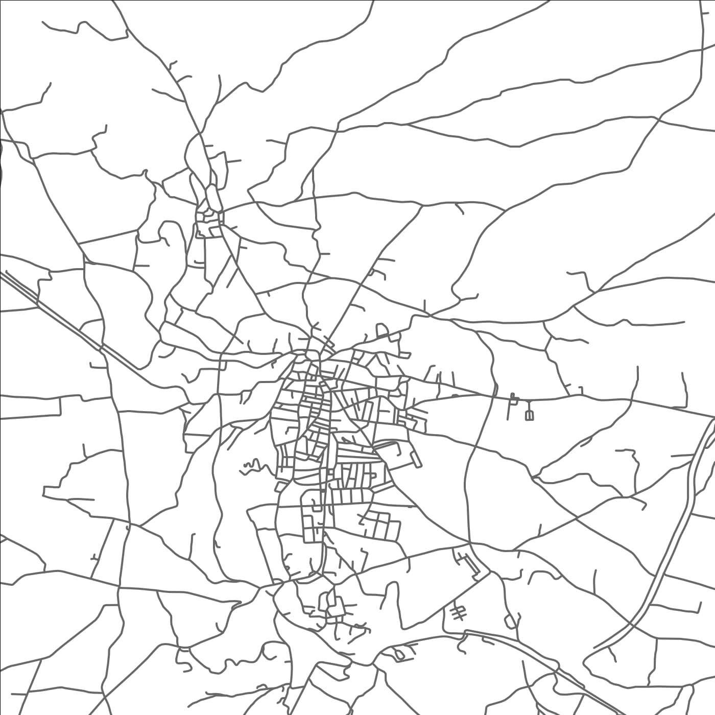 ROAD MAP OF ARKALOCHÓRI, GREECE BY MAPAKES