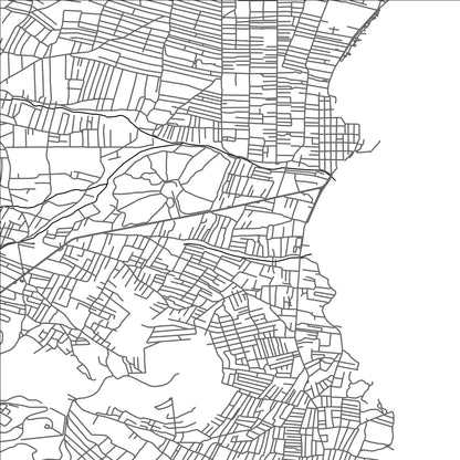 ROAD MAP OF ARTÉMIDA, GREECE BY MAPAKES