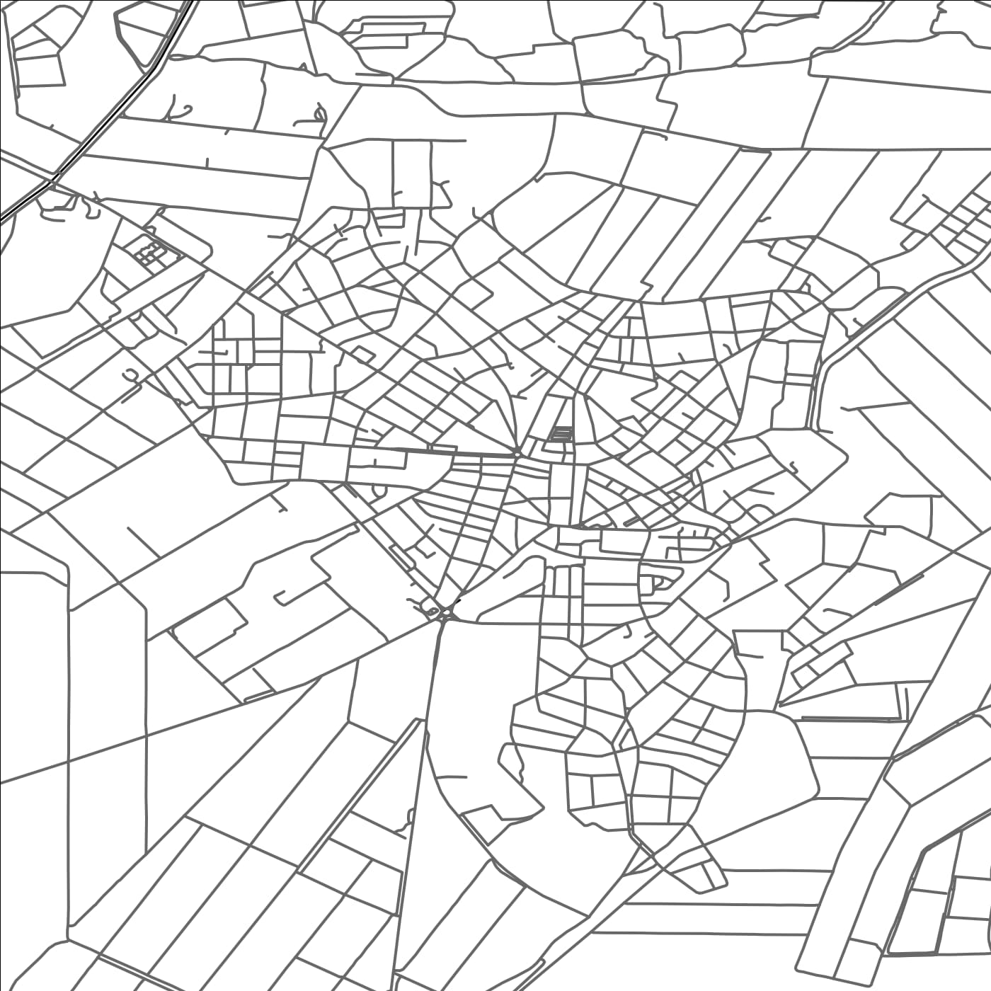 ROAD MAP OF CHRYSOÚPOLI, GREECE BY MAPAKES