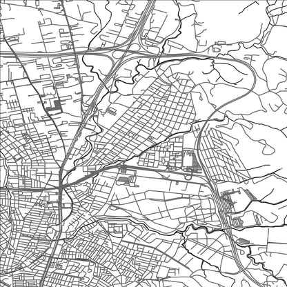 ROAD MAP OF EFKARPÍA, GREECE BY MAPAKES