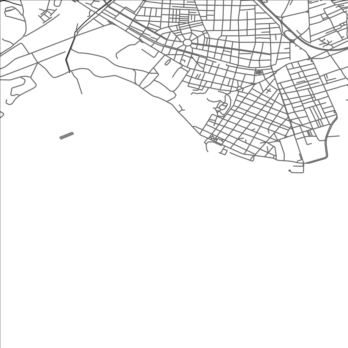 ROAD MAP OF ELEFSÍNA, GREECE BY MAPAKES