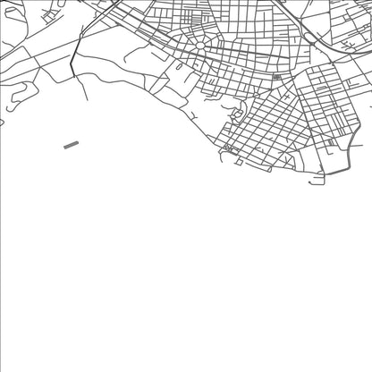 ROAD MAP OF ELEFSÍNA, GREECE BY MAPAKES