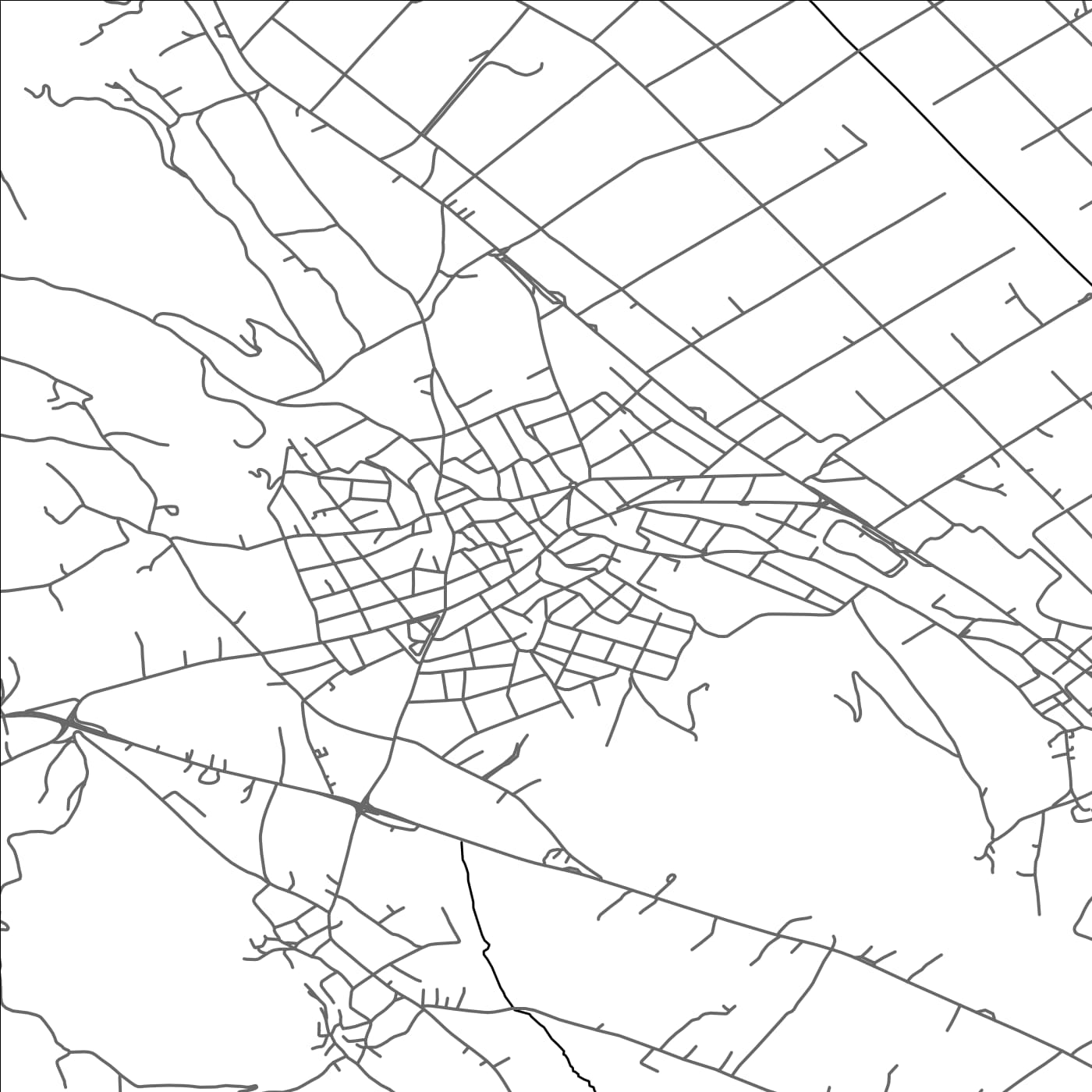 ROAD MAP OF ELEOÚSA, GREECE BY MAPAKES