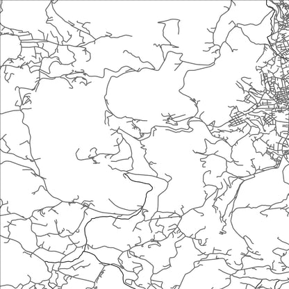 ROAD MAP OF ERMOÚPOLI, GREECE BY MAPAKES