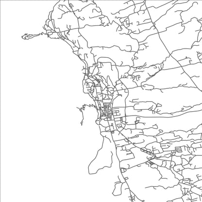 ROAD MAP OF FIRÁ, GREECE BY MAPAKES