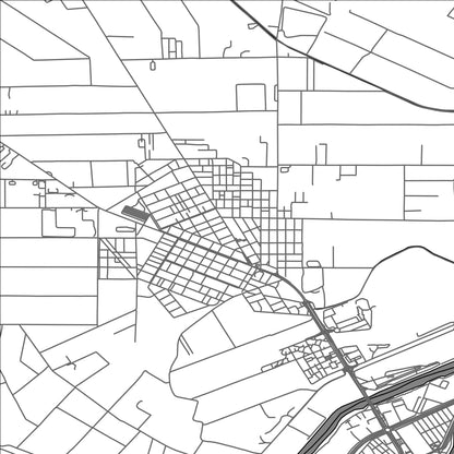 ROAD MAP OF GIÁNNOULI, GREECE BY MAPAKES