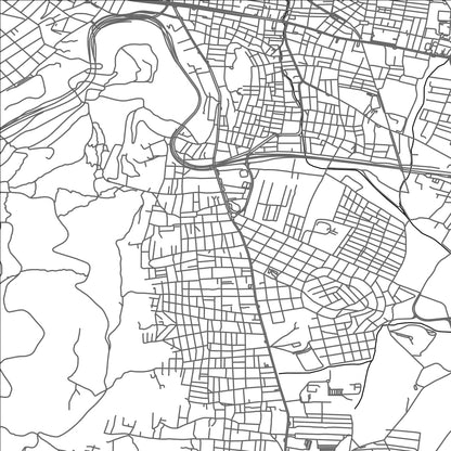 ROAD MAP OF GLYKÁ NERÁ, GREECE BY MAPAKES