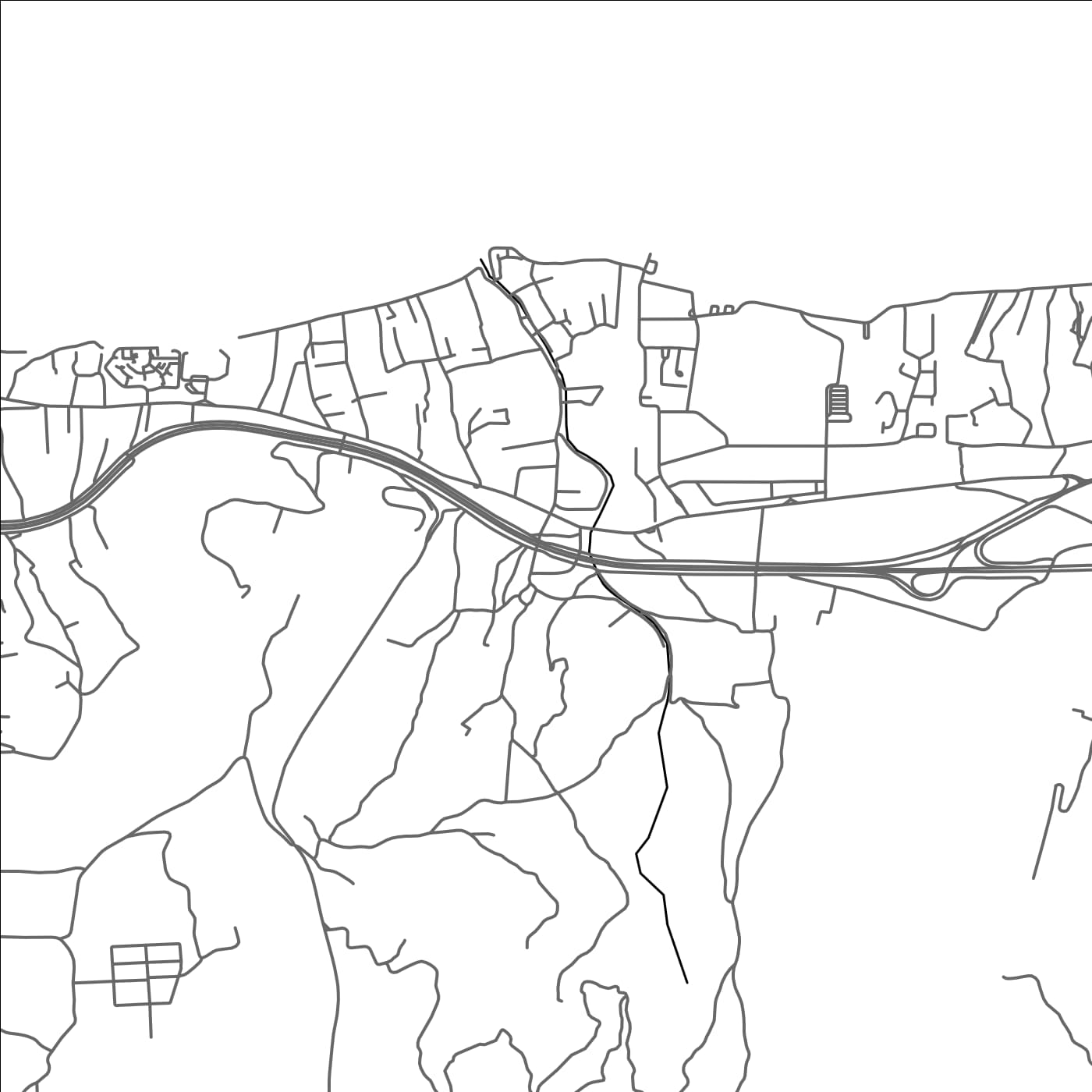 ROAD MAP OF GOÚRNES, GREECE BY MAPAKES