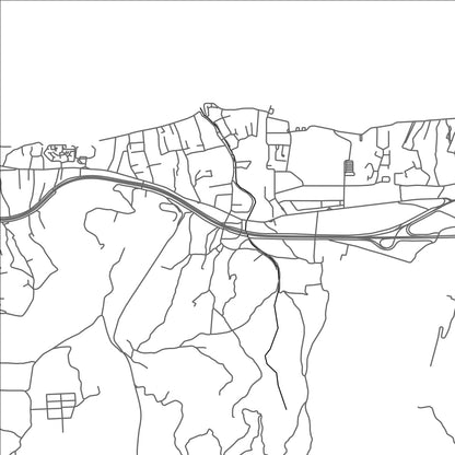 ROAD MAP OF GOÚRNES, GREECE BY MAPAKES