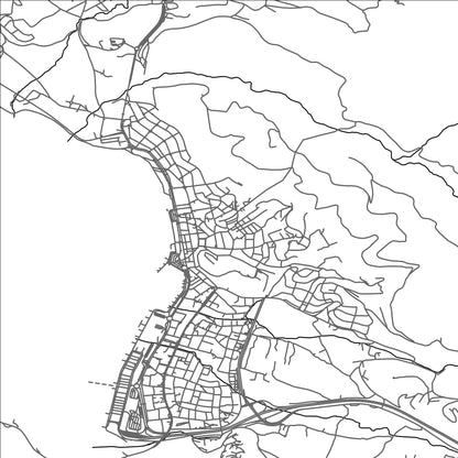 ROAD MAP OF IGOUMENÍTSA, GREECE BY MAPAKES