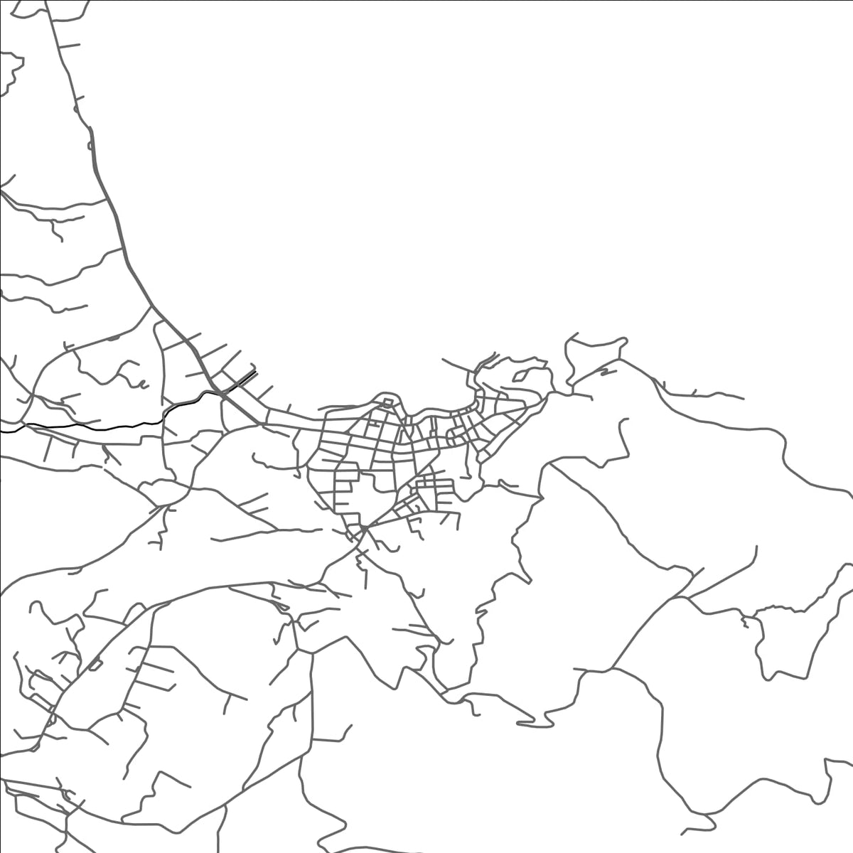 ROAD MAP OF KÁRPATHOS, GREECE BY MAPAKES