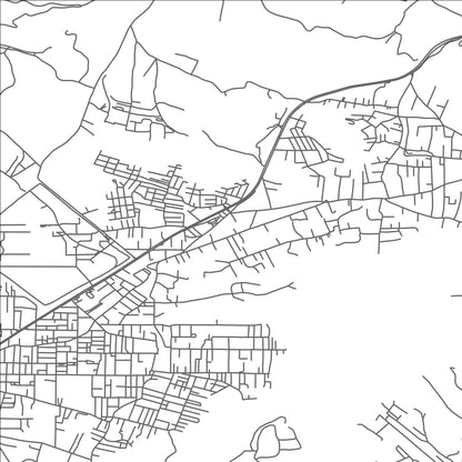 ROAD MAP OF KÍTSI, GREECE BY MAPAKES