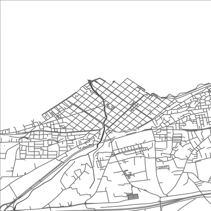 ROAD MAP OF KÓRINTHOS, GREECE BY MAPAKES
