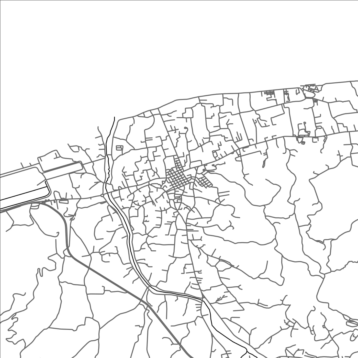 ROAD MAP OF KREMASTÍ, GREECE BY MAPAKES