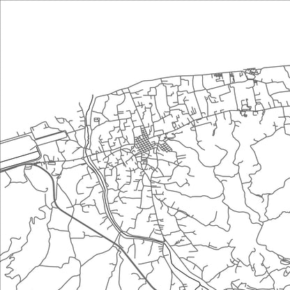 ROAD MAP OF KREMASTÍ, GREECE BY MAPAKES