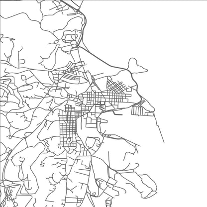 ROAD MAP OF LÁVRIO, GREECE BY MAPAKES