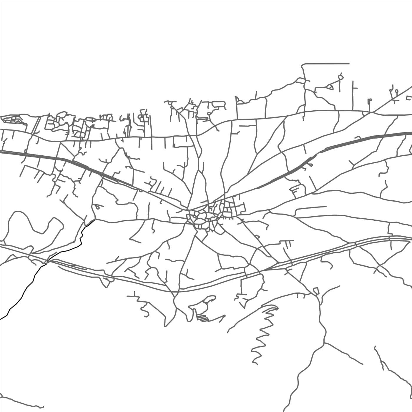 ROAD MAP OF MÁLIA, GREECE BY MAPAKES