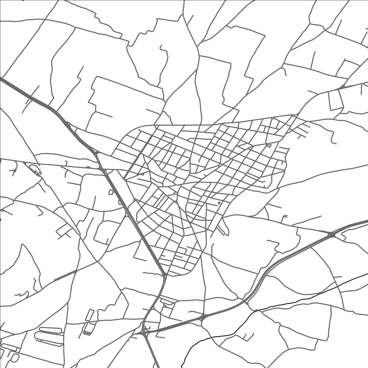 ROAD MAP OF MARKÓPOULO, GREECE BY MAPAKES