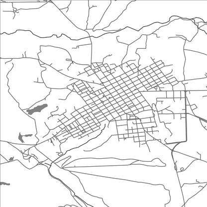 ROAD MAP OF MEGALÓPOLI, GREECE BY MAPAKES
