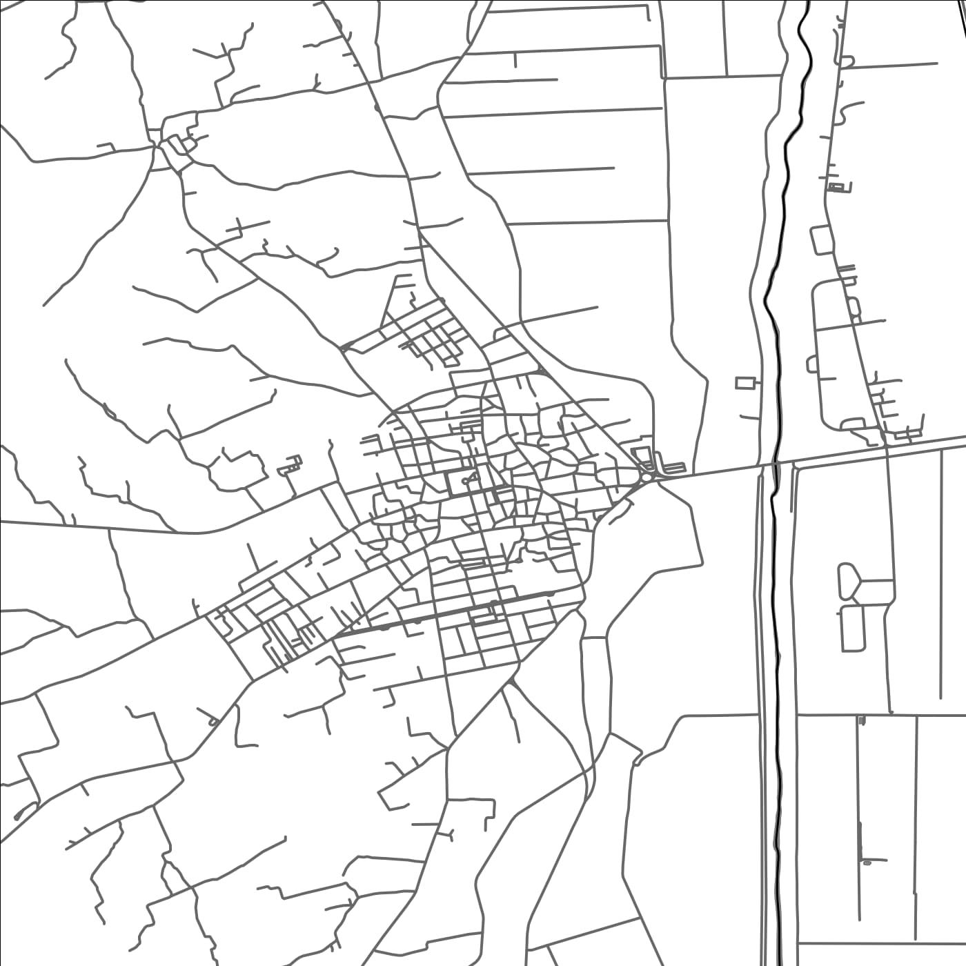 ROAD MAP OF MESSÍNI, GREECE BY MAPAKES