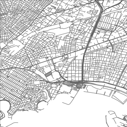ROAD MAP OF MOSCHÁTO, GREECE BY MAPAKES