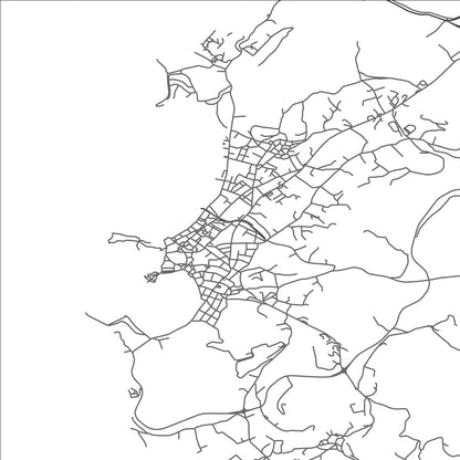 ROAD MAP OF MÝRINA, GREECE BY MAPAKES