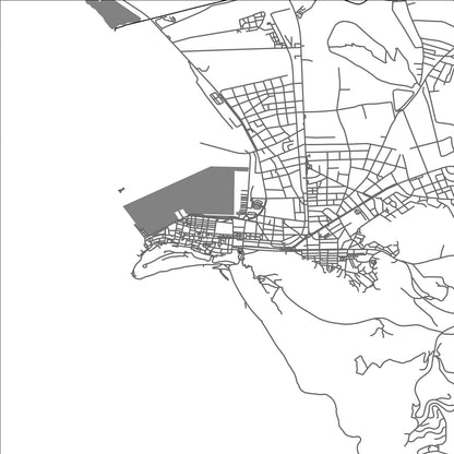 ROAD MAP OF NÁFPLIO, GREECE BY MAPAKES