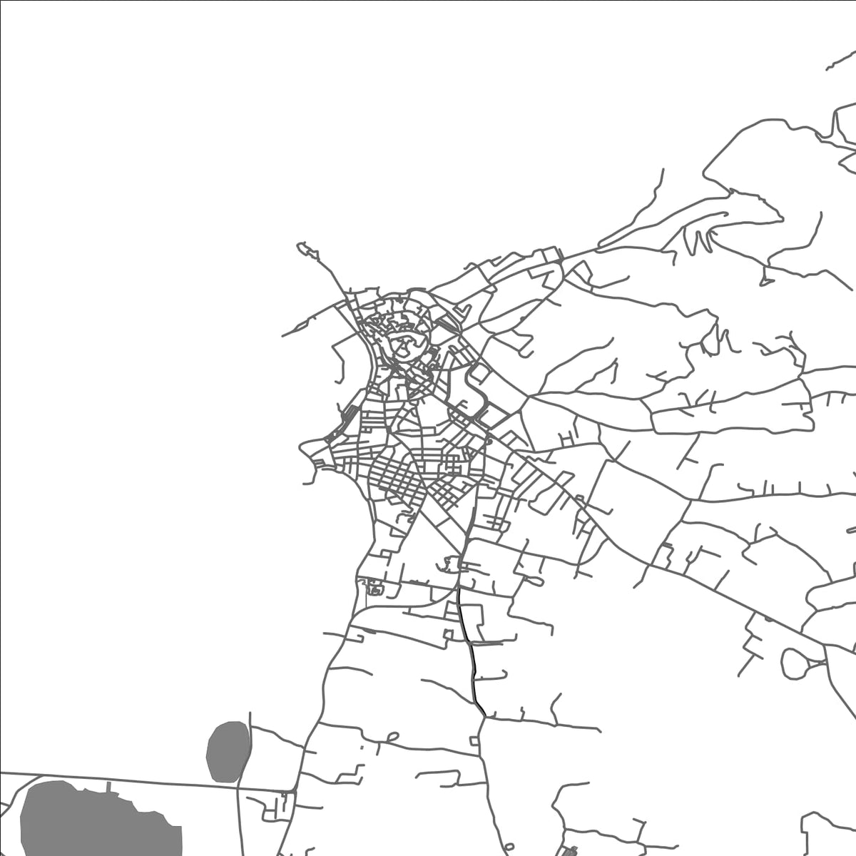 ROAD MAP OF NÁXOS, GREECE BY MAPAKES