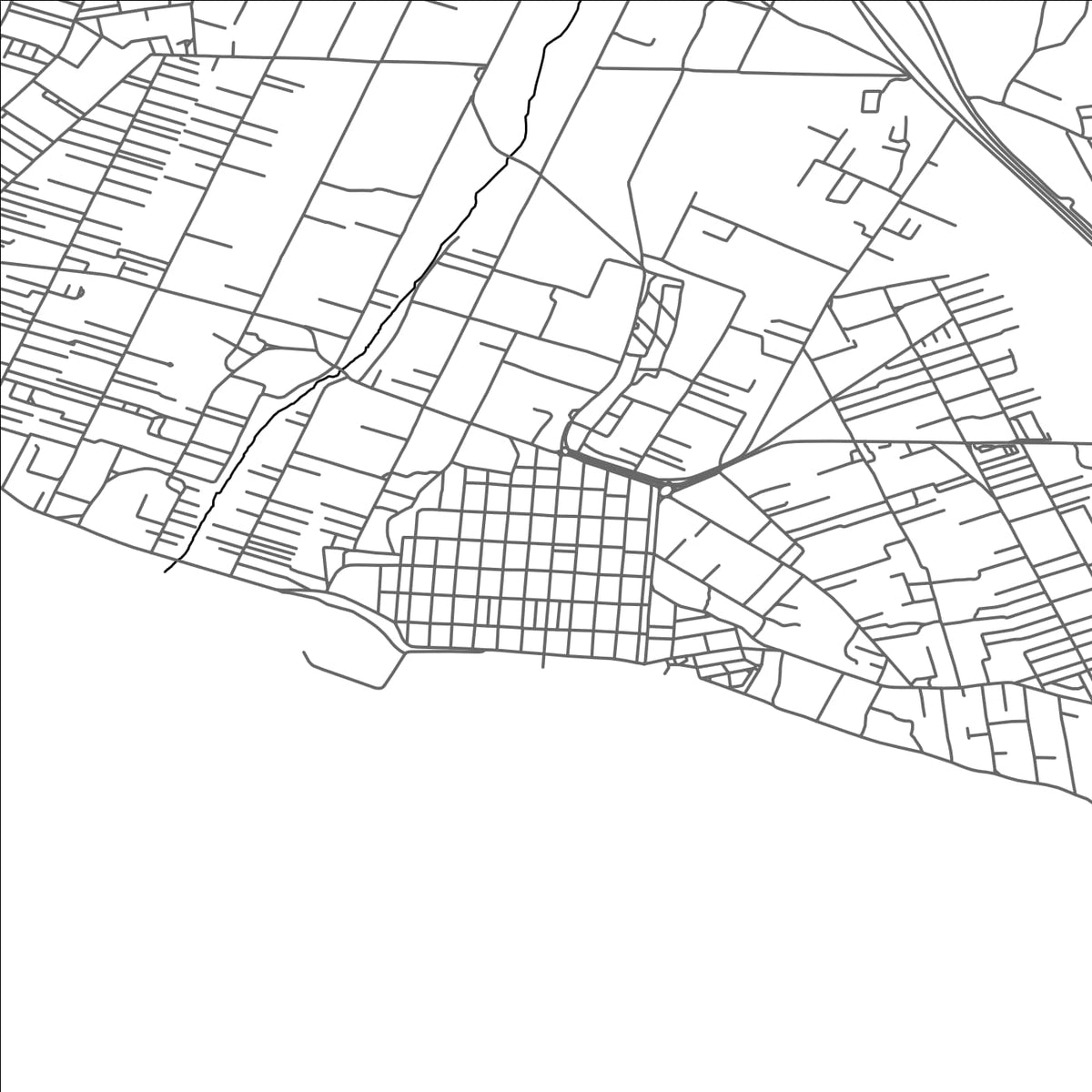 ROAD MAP OF NÉA KALLIKRÁTEIA, GREECE BY MAPAKES