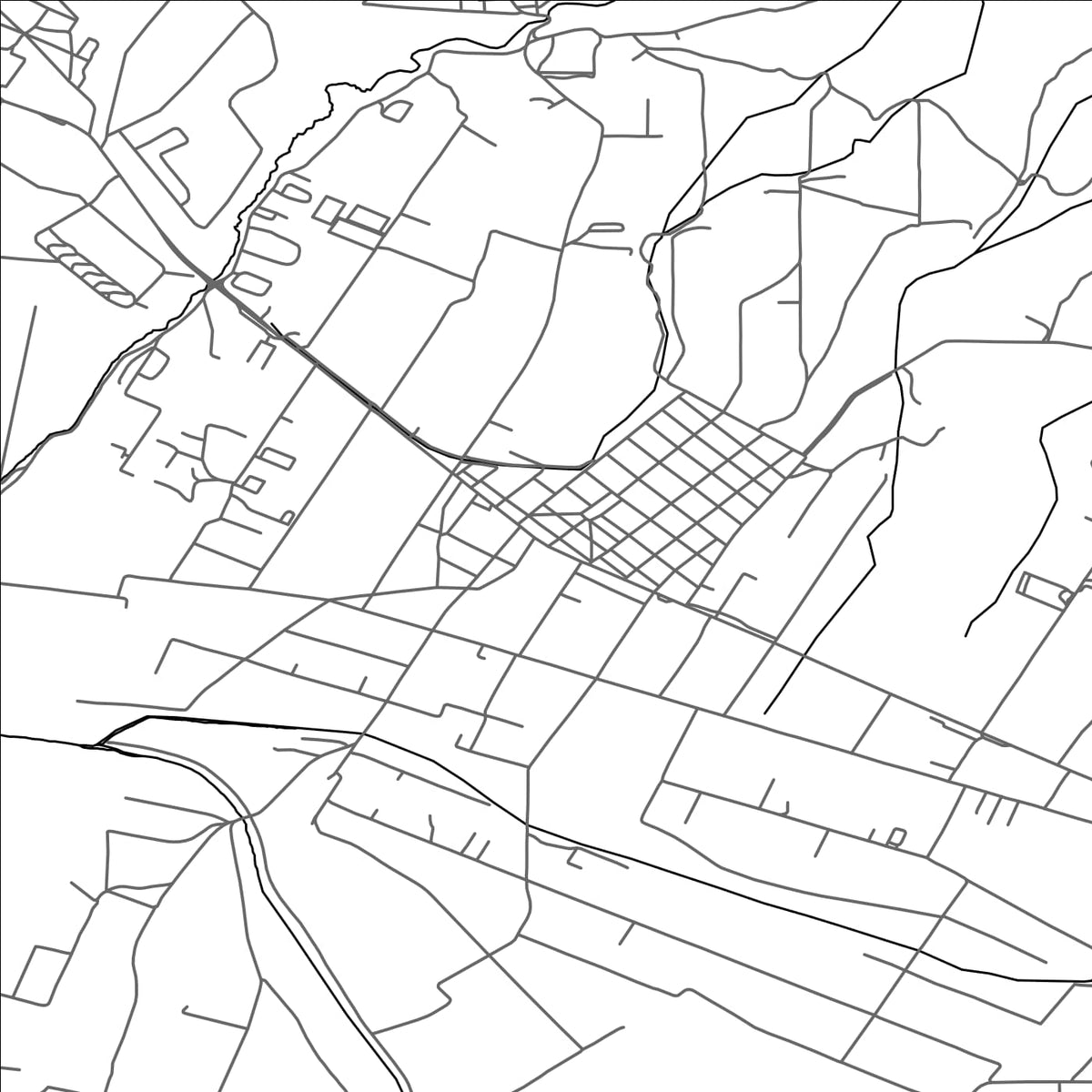 ROAD MAP OF NÉA RAIDESTÓS, GREECE BY MAPAKES