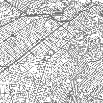 ROAD MAP OF NÉA SMÝRNI, GREECE BY MAPAKES